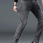 Fashion Men's Jeans Nine Part Simple Casual Men's Trousers