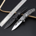 Stainless Steel Folding Knife Outdoor Folding Self-defense Multifunctional Survival