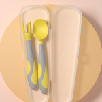 Baby Training Fork Spoon Twist Spoon Children's Tableware Set