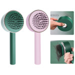 One-key Self-cleaning Hair Brush Anti-Static Airbag Massage Comb For Women Curly Hair Brush Detangling Hair Brush Airbag Massage Scalp Comb Professional Detangling One-key Self-cleaning