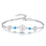 Women's Fashion Ice Snowflake Bracelet