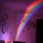 Novelty LED Romantic Sky Rainbow Colorful Projection Night Light