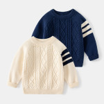 Solid Color Sweater Children's Pullover