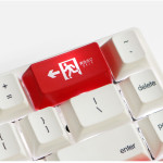 Safety Evacuation Exit Backspace Key Personalized Transparent Cap