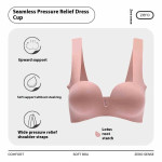 One Piece Underwear Women's Thin Section Without Steel Ring Gathering Bra