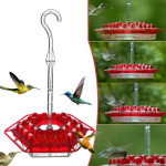 New Flower Hexagonal Bird Feeder Sensation Coneflower Bird Feeder