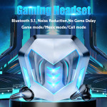 Non-delay Dazzling Color Light Private Model Universal Wireless Gaming Bluetooth Headset