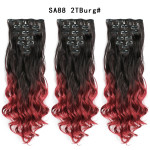 Long Curly Hair High Temperature Silk Curtain