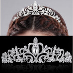 Manufacturers, European and American brides head ornaments, Korean water drill crown wedding head hoop foreign trade Taobao detonating head crown