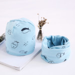 Two-piece Towel Baby Cotton Collar Hat Set