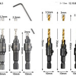 Conical Hexagon Reamer Carpenter's Hole Opener