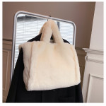 Winter Bags Chain Plush Handbag Totes Women Shoulder Bag