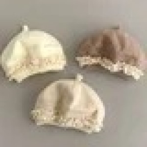 Infants Baby Knitted Beret Children's Sleeve Cap