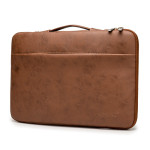 Leather Laptop Bag With Portable Liner