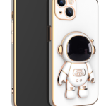 3D Astronaut Phone Case Anti-Drop Electroplating Bracket