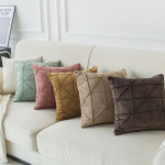 Solid Color Velvet Pillow Cushion Cover