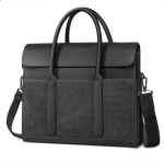 Men's Briefcase Cowhide Computer Messenger Business Bag