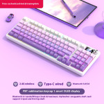 98 Key Wireless Bluetooth Three-model Mechanical Keyboard Gaming Electronic Sports Office