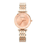 Fashion Women'S Set Watch Simple Diamond Inlaid Rose Gold 4-Piece Combination Watch Set