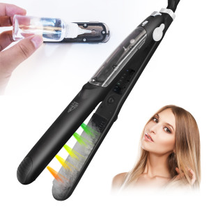 Steam Hair Straightener Ceramic Hair Flat Iron Hair Straightening Iron Curler Steamer Hair Styling Tool