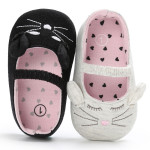 Cotton Cute Bunny Girl's Treasur Soft Soled Baby Walking Shoes