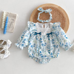 Baby Rompers Long Sleeve Lace Jumpsuit