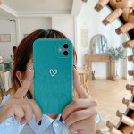 Couples Love Suitable For Iphone14 Phone Case SE, 13 Solid Color 12, XsMax Soft Case