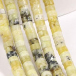 Jade Crystal Right Angle Wafer Scattered Beads