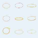 Women's Fashion Pearl Gold Bracelet