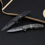 Stainless Steel Folding Knife Outdoor Folding Self-defense Multifunctional Survival