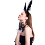 New Rabbit Ears Animal Head Buckle Hair Band Hairpin