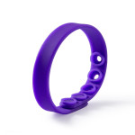 Blank Multicolor Adjustable Silicone Bracelet With Buckle