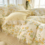 Bed Skirt Model Cotton Bedding Four-piece Set Sheet Quilt Cover