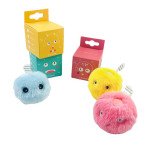 Kitty Calling Ball Toy Light-emitting Cat Teasing Ball Catnip Sound Molar Long Lasting Self-Hi Relieving Stuffy Pet Toy