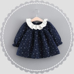 Online Shop Girl Dress, Autumn Baby Clothes, Korean Baby Princess Skirt Factory Wholesale