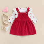 Baby Girl Valentine's Day Suit Heart Size R