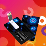 Customized Logo Advertisement on Card U Disk