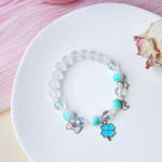 Women's Fashion Temperament Cute Cat Crystal Beads String