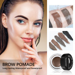 Waterproof And Sweat Proof Eyebrow Powder Lazy Man