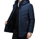 Velvet Padded Middle-aged And Elderly Warm Cotton-padded Coat