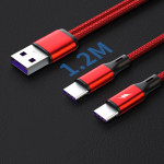 Two In One Data Cable For Android Charging Cable