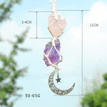 Natural Powder Crystal Amethyst Hand-woven Color Energy Incense