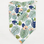 Fruit Green Leaf Pet Scarf Drool Towel