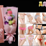 Practical Birthday Gift Rose Panties Bouquet