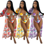 European And American Women's New Sexy Printed Swimwear