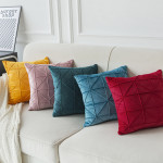 Solid Color Velvet Pillow Cushion Cover