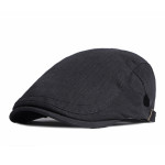 Simple Light Board Cotton Beret Men's Retro