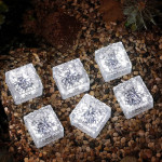 Solar Ice Cube Buried Lights Landscape Path Decoration