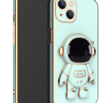 3D Astronaut Phone Case Anti-Drop Electroplating Bracket