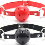 Leather Plastic Mouth Collar Extension Plug Ball